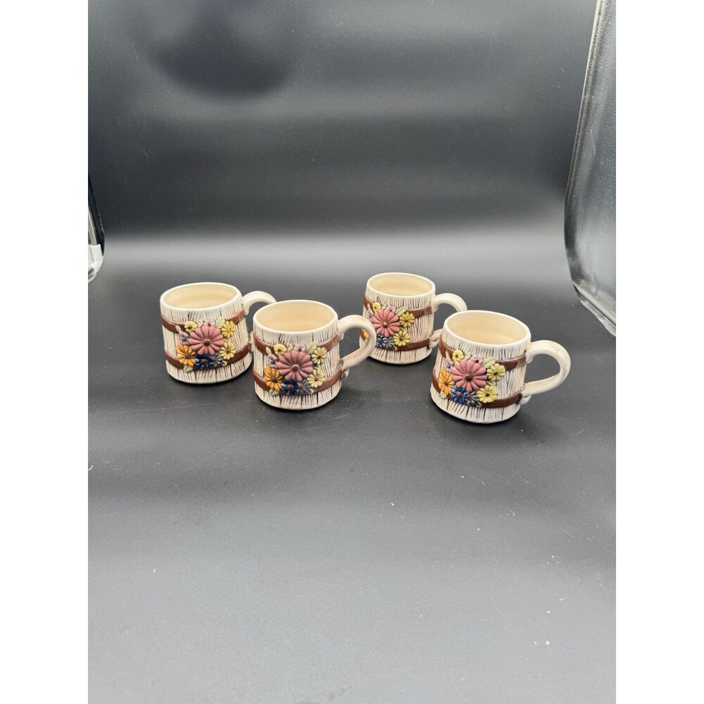Vintage Barrel Mugs